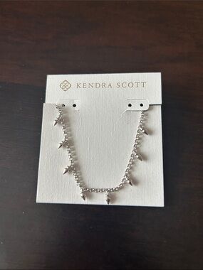NEW! Kendra Scott Addison Choker Necklace in Silver